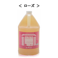 ドクターブロナー マジックソープ リキッドタイプ ローズ ガロン 3776ml画像