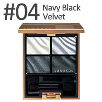 ルナソル ベルベットフルアイズ #04 Navy Black Velvet画像